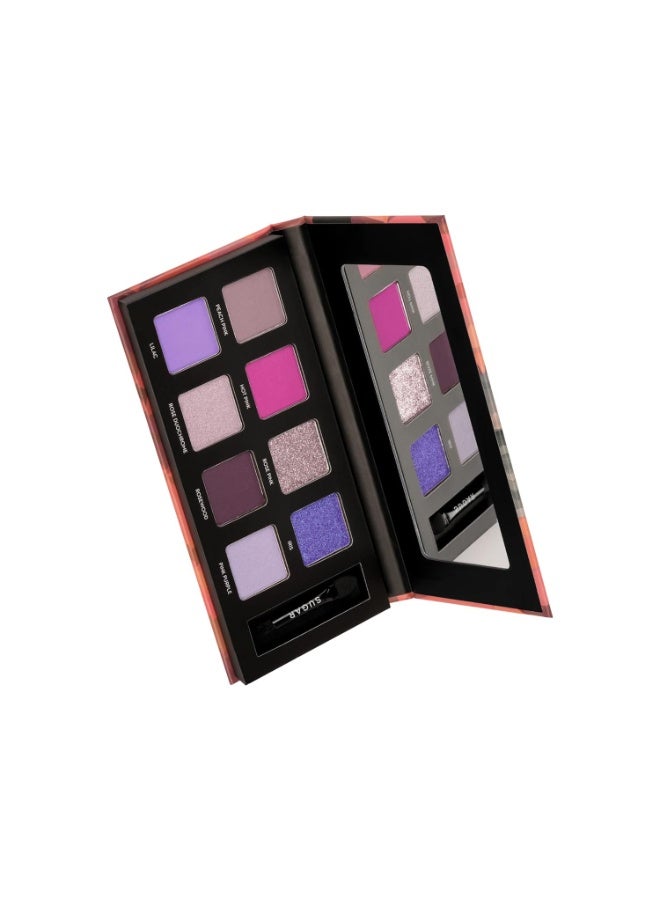SUGAR Cosmetics Blend The Rules Matte Eyeshadow Palette - 06 Starlight (Tempting Pinks) - Long Lasting, Smudge Proof, Vegan & Cruelty-free - Image 3